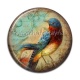 Cabochon Résine - oiseau