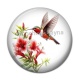 Cabochon Résine - oiseau