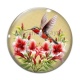 Cabochon Verre - oiseau