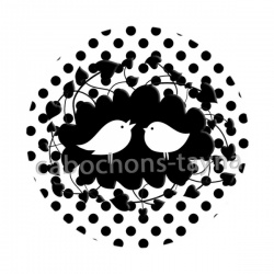 oiseau noir et blanc