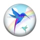 Cabochon Résine - oiseau