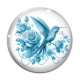 Cabochon Verre - oiseau