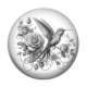 Cabochon Résine - oiseau