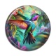 Cabochon Résine - oiseau