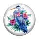 Cabochon Verre - oiseau