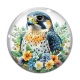Cabochon Verre - faucon