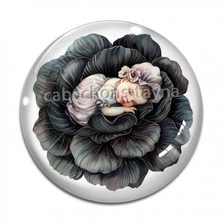 Cabochon Verre - bébé