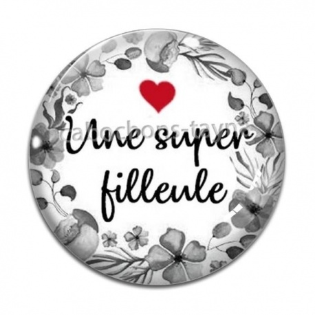 Cabochon Verre - une super filleule