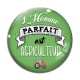 Cabochon Verre - l'homme parfait est agriculteur