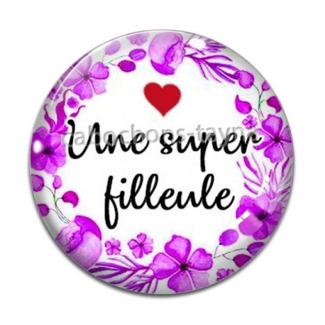 Cabochon Verre - une super filleule