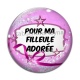 Cabochon Verre - pour ma filleule adorée