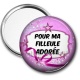 Miroir de poche - pour ma filleule adorée