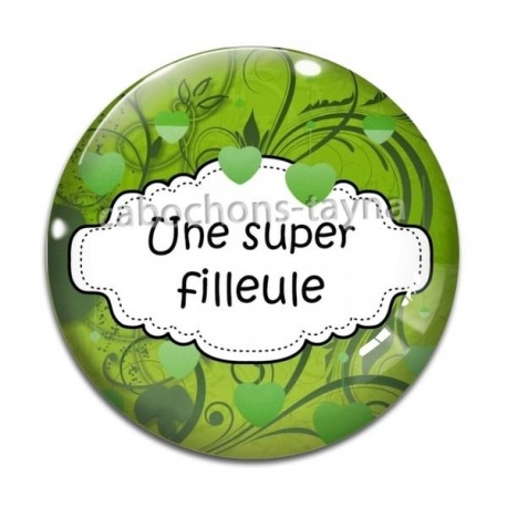 Cabochon Verre - une super filleule