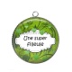 Pendentif Cabochon Argent - une super filleule