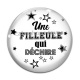 Cabochon Verre - une filleule qui déchire
