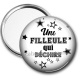 Miroir de poche - une filleule qui déchire