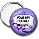 Miroir de poche - pour ma filleule adorée
