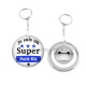 Porte clés décapsuleur - je suis un super petit fils
