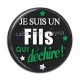 Cabochon Résine - je suis un fils qui déchire