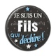 Cabochon Résine - je suis un fils qui déchire