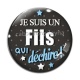 Cabochon Verre - je suis un fils qui déchire