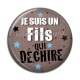 Cabochon Résine - je suis un fils qui déchire