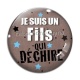 Cabochon Verre - je suis un fils qui déchire