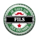 Cabochon Résine - je suis un fils qui déchire