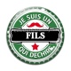 Cabochon Verre - je suis un fils qui déchire