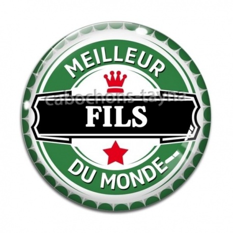 Cabochon Verre - meilleur fils