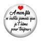 Cabochon Verre - A mon fils n'oublis jamais que je t'aime pour toujours
