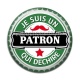 Cabochon Résine - je suis un patron qui déchire