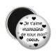 Magnet's - je t'aime marraine de tout mon coeur