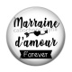 Cabochon Résine - marraine d'amour, forever