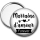 Miroir de poche - marraine d'amour, forever