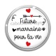Cabochon Verre - future marraine pour la vie
