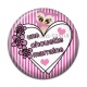 Cabochon Résine - une chouette marraine
