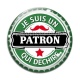 Cabochon Verre - je suis un patron qui déchire