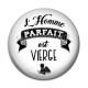 Cabochon Résine - l'homme parfait est vierge