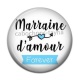Cabochon Résine - marraine d'amour forever