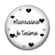 Cabochon Résine - marraine je t'aime