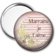 Miroir de poche - marraine je t'aime