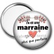 Miroir de poche - je suis une marraine plus que parfaite