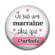 Cabochon Résine - je suis une marraine plus que parfaite