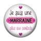 Cabochon Résine - je suis une marraine plus que parfaite