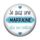 Cabochon Résine - je suis une marraine plus que parfaite