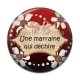 Cabochon Résine - une marraine qui déchire