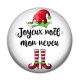 Cabochon Résine - joyeux noël mon neveu