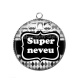 Pendentif Cabochon Argent - super neveu