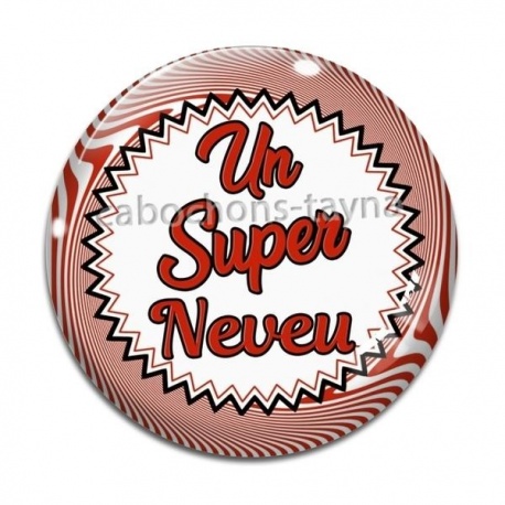 Cabochon Verre - un super neveu
